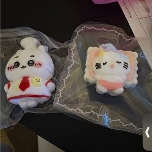 Bundle of 2 taba squishy  fidget toys . One in the image of hello kity